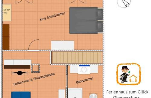 Ferienhaus zum Glück, mit Pool und Kamin - Foto 20