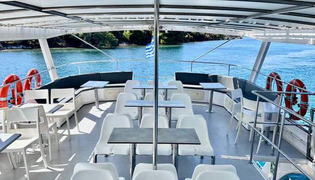 Balade en bateau à fond de verre au Mont Athos - Foto 5, Pont supérieur du bateau