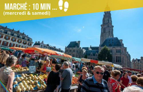 Grand RDC 6 Pers Arras Stationnement gratuit - Foto 32