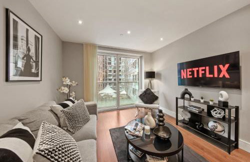 Luxury 1 bed flat, minutes from Canary Wharf and South Quay Station - Foto 14