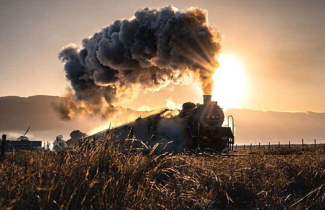 Locomotiva a vapor ao Mercado Ferroviário de Elgin - Foto 9