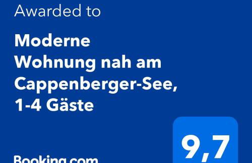 Moderne Wohnung nah am Cappenberger-See, 1-4 Gäste - Foto 32