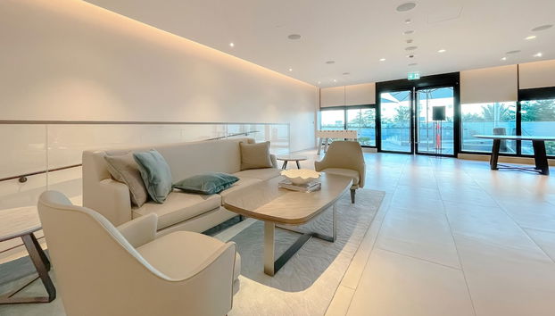 Zona de estar del vestíbulo