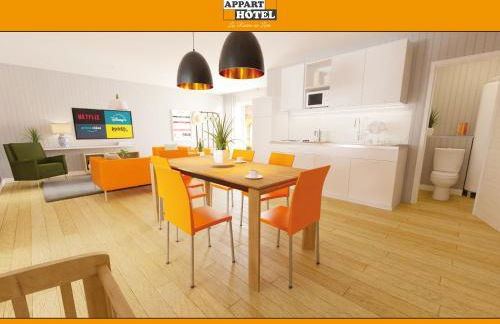 APPART'HÔTEL Les Prés Blondeau, 1 à 10 personnes, 3 chambres, Terrasse, Parking privé, Wifi, Arrivée autonome 24-7 - Photo 1