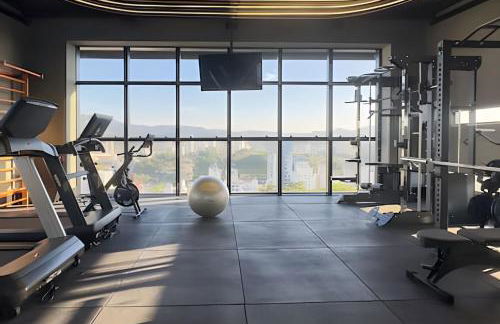 Studio moderno com cama Queen e piscina perto da Oktoberfest! - Foto 25