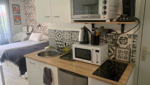 Studio touristes curistes , jardin terrasse - Foto 3, stove