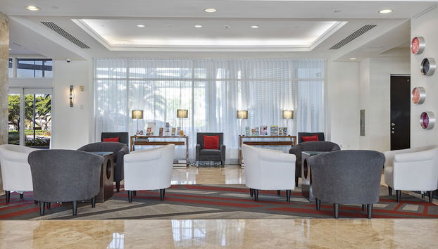 Sala de estar do lobby