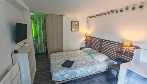 Studio Marmotte, quartier marais, terrasse en rez de jardin, matelas confort - Foto 1