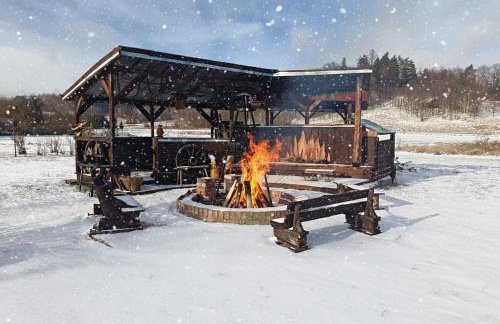 The Old Barn Luksusowa Stodoła z Całorocznym Jacuzzi Kominkiem i Widokiem na Wzgórza i Las dla 8-10 osób na Dolnym Śląsku min 2 noce - Foto 14