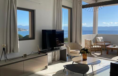 Appartement de luxe type 4 Eden Suite Sanguinaires vue mer avec piscine chauffée résidence Ajaccio - Foto 62