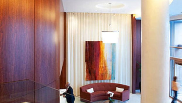 Zona de estar del vestíbulo