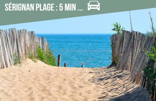 Le Jacaranda - Suite africaine - Sauna & Netflix - Foto 26