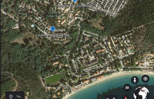 VUE MER- BEAU STUDIO - TERRASSE ABRITEE - Wi-Fi - CLIMATISATION - PARKING GRATUIT-Classé 3 étoiles - Foto 22