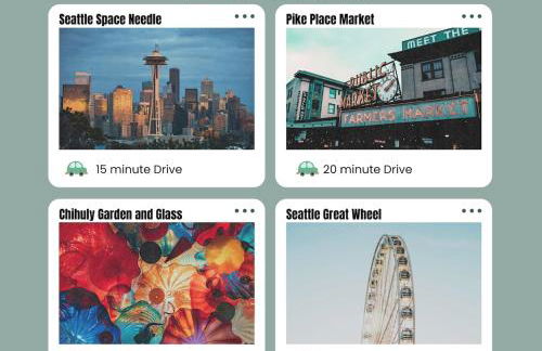 NEW! Central Ballard 3BR Townhome Fits 8 Free Parking AC Family Friendly - Foto 42