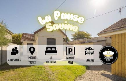 La Pause Savine - Proche Troyes - 4 pers - Foto 1