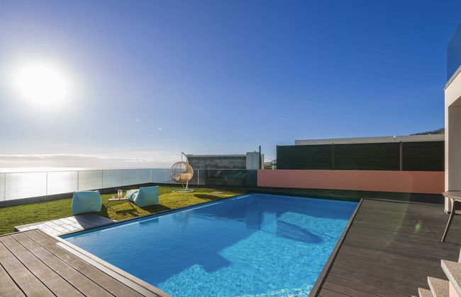 With Pool and Superb sea View - Villa Candelária - Foto 27
