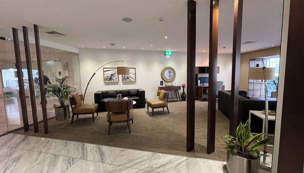 Zona de estar del vestíbulo