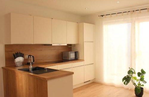 Großes Apartment mit Küche, Dusche, Badewanne, Balkon, Parkplatz vor dem Haus, ruhig gelegen, ADA4 - Foto 51