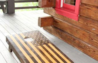 Rustic-Modern Log Cabin Getaway: Family-Friendly, Quiet Ranch, Wildlife at Your Door in Clyde, North Carolina - Foto 9