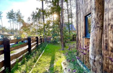 Domek lubiana180 WABI SABI w lesie jacuzzi sauna kominek - drewno w cenie pobytu - nad jeziorem Kaszuby pieski tylko do 10kg za dodatkową opłatą - Foto 61