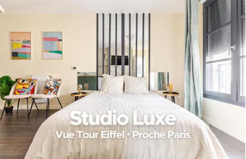 Studio Luxe - Vue Tour Eiffel - Proche Paris & Versailles - Foto 1