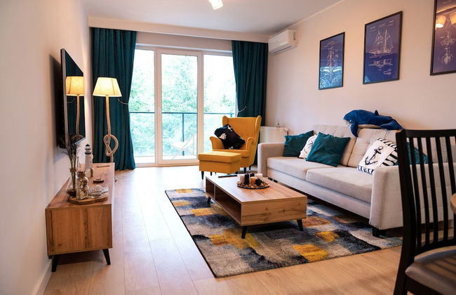 Comfortable Apartment Near the River, Dziwnow - Foto 1