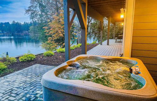 Shelton Waterfront, Fire pit, Hot tub, Game, Beach - Foto 3