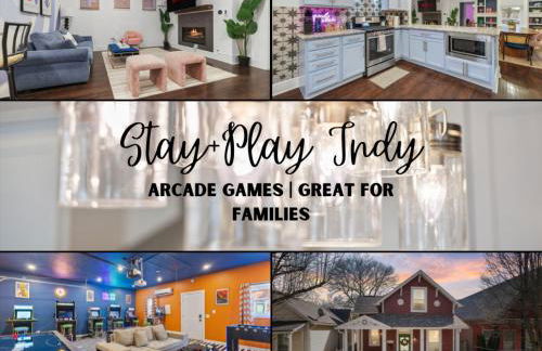 Stay & Play Indy- Indoor Fun - 5 Min to Downtown - Sleeps 10 - Arcade fun - Foto 1