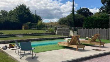 La villa Mama 65 m2, avec piscine partagée de Juin à Septembre - Foto 4, Garden, sunbed