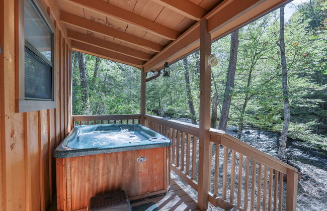 Wandering Creek - 2 Bedrooms, 1 Baths, Sleeps 6 Cabin by RedAwning - Foto 9