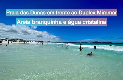 Duplex Miramar Praia das Dunas - Pé na Areia - Ar Condicionado - Foto 36