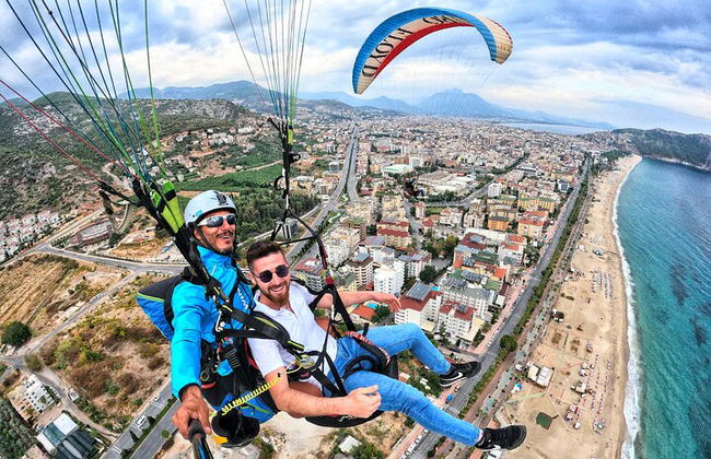 Parapendio in tandem ad Alanya con piloti con licenza professionale - Foto 15