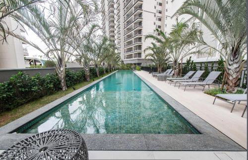 Otima localizacao metro Sacoma Aeroporto Congonhas Av Paulista Great location 80m subway near Av Paulista and Congonhas Airport Smart TV 50 free channels 600gb WiFi Pool Gym - Foto 19