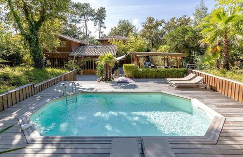 Villa en Bois avec Piscine Chauffée, Proche Plage & Dégustations Ostréicoles - FR-1-736-38 - Foto 2