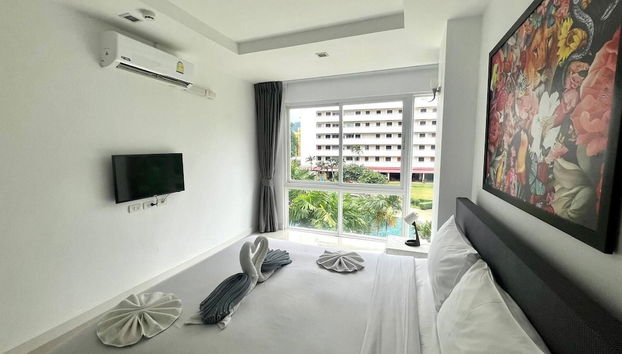 6-32 - 1 Bdr Condo With Balcony and Shared Pool - Foto 4, Habitación