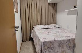 Apartamento Quarto e Sala, varanda, vista mar com infraestrutura - Foto 42