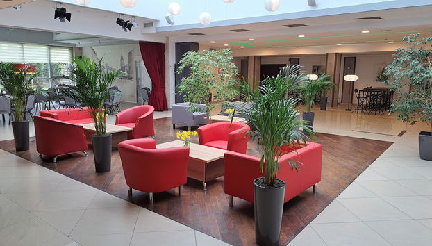 Lobby sitting area