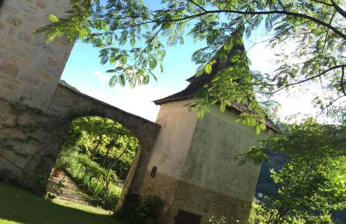 Séjour à deux au Château d'Autoire, studio de charme, tonnelle, vue vallée et village - Foto 25