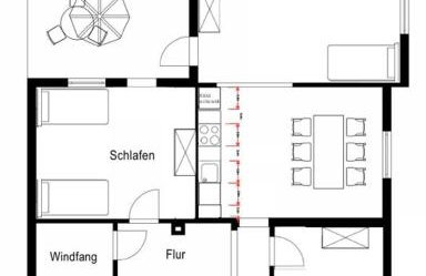 Monteur- & Gästewohnung mit Küche, WLAN & Parkplatz - SCH04 - Foto 11