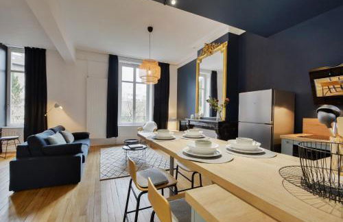 Loft Doryan ! Blue Haussmannien - Centre Gare - Excelsior - 2 à 4 pers - Foto 8