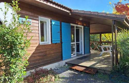 Sud Ardeche joli chalet clim piscine rivière LE CERF Village du serre - Photo 11