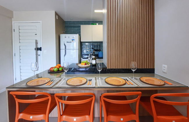 Beach Way Charmoso Pé na Areia 2 quartos 6 pessoas By DM Apartments - Foto 18