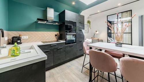 L'Azur chaleureux et cocooning - Foto 5, stove, dishwasher, pet friendly, toaster, locker, minibar