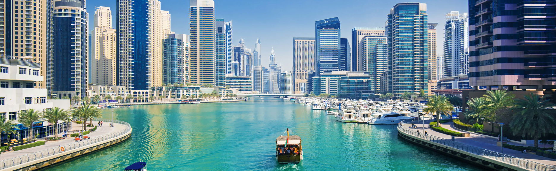 Dubai Marina Boat Tour & Burj Khalifa Dinner - Foto 1