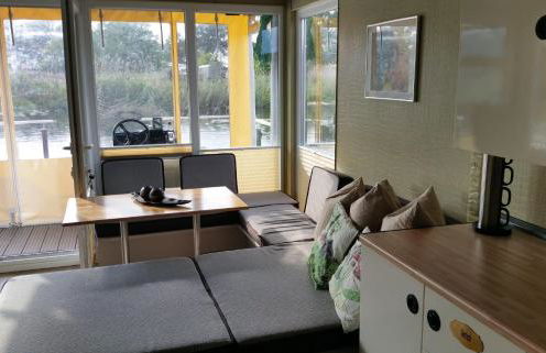 Traumhaus-auf-dem-Wasser-Modernisiertes-Hausboot-13-x-4-m - Foto 13