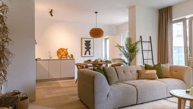 Beautiful Warm Apartment With Terrace in Ostend - Foto 3, Habitación