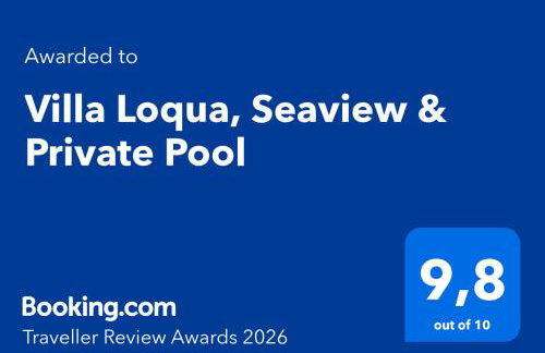 Villa Loqua, Seaview & Private Pool - Photo 37