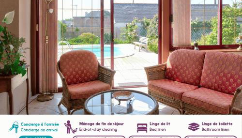 Maison avec piscine pour 4 adultes, 2 enfants - Foto 2