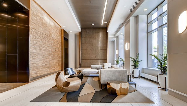 Zona de estar del vestíbulo