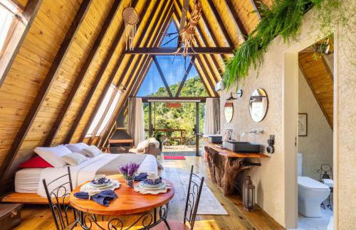 Chale Alcantara Jacuzzi, Lareira e Deck com Vista - Foto 1